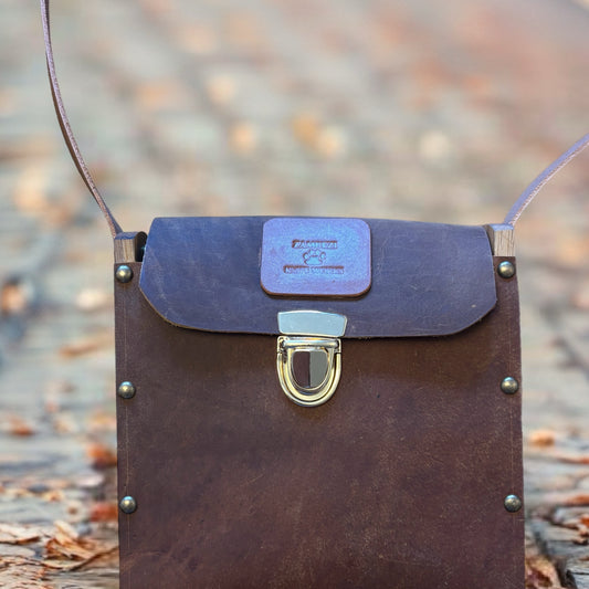 Wood and Leather Bag