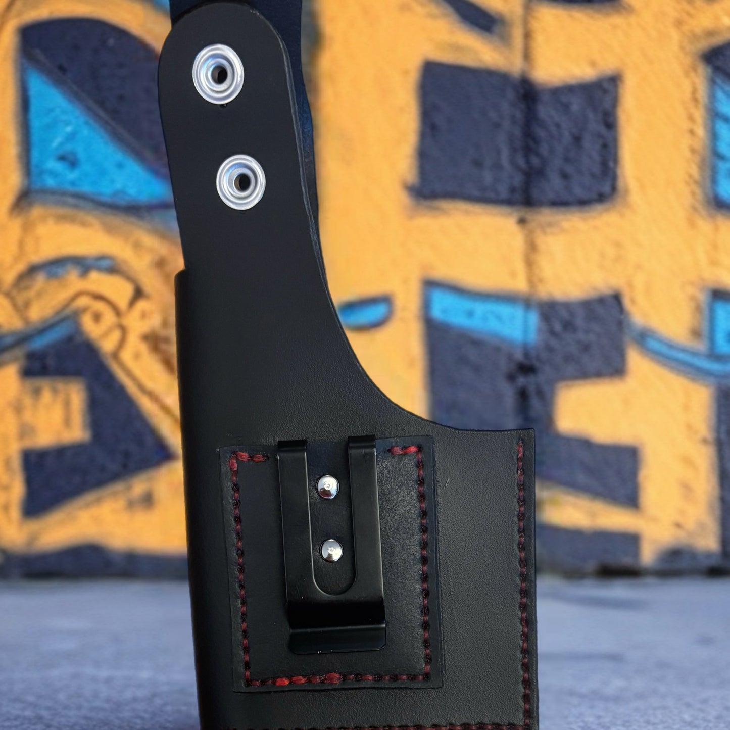 Leather phone holster