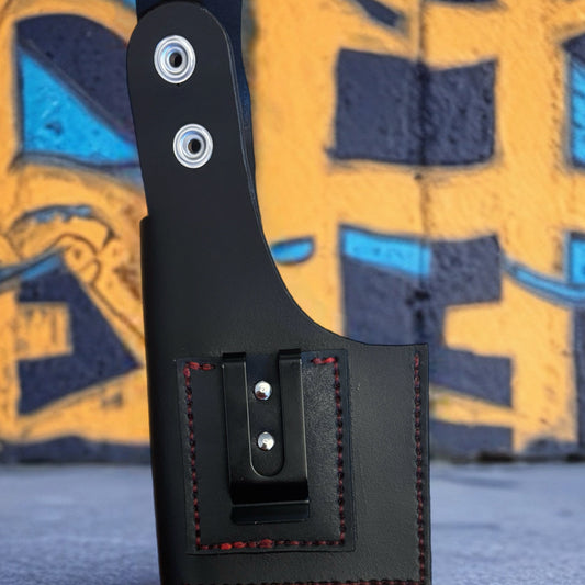 Leather phone holster