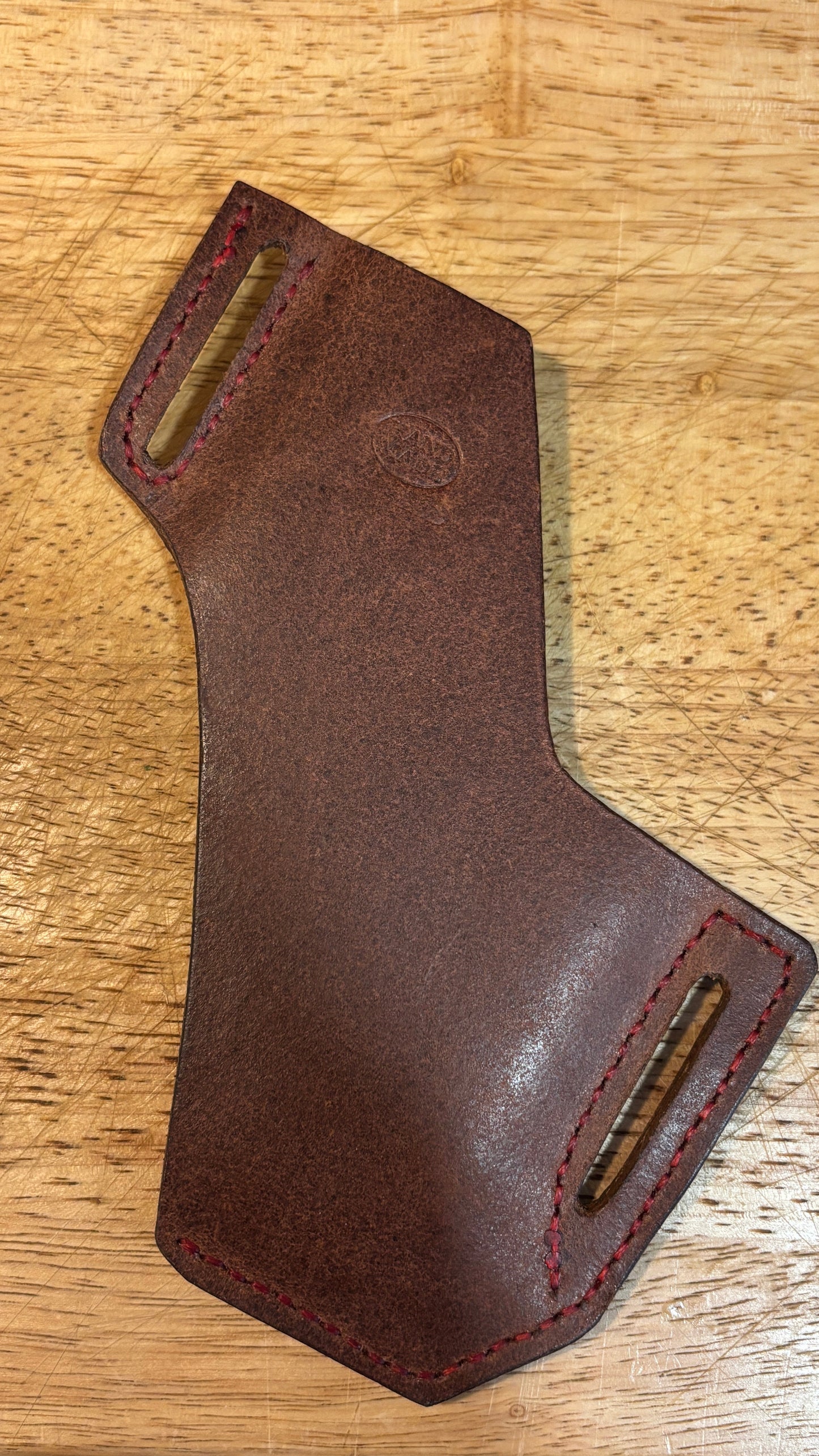 Leather and Crocodile leather phone holder for belt